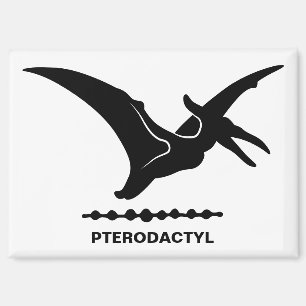 Aimant Silhouette de Dinosaure Ptérodactyle