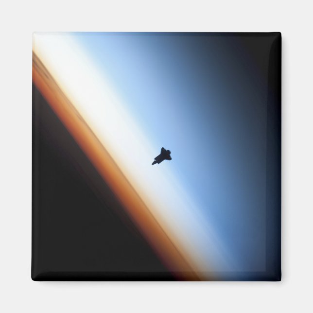 Aimant Silhouette de la navette spatiale Endeavor (Devant)