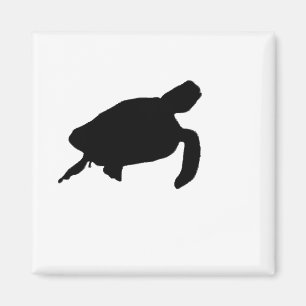 Aimant Silhouette de la tortue de mer