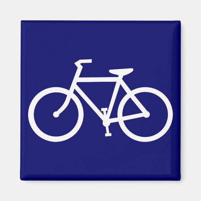Aimant silhouette de vélo (Devant)