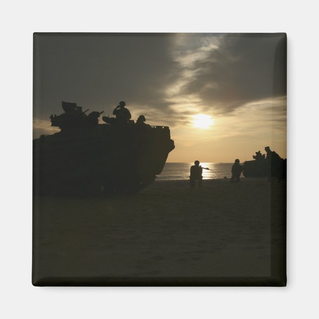 Aimant Silhouette des Marines (Devant)