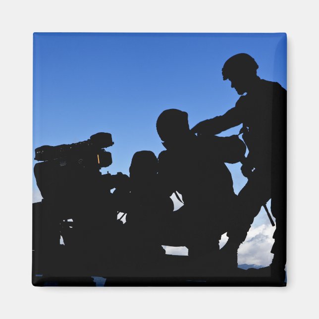 Aimant Silhouette des soldats (Devant)