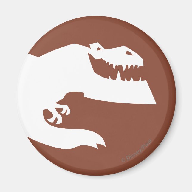 Aimant Silhouette du bouton (Devant)