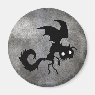 Aimant Silhouette du chat vampire