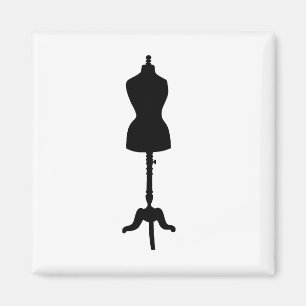 Aimant Silhouette II de forme de robe