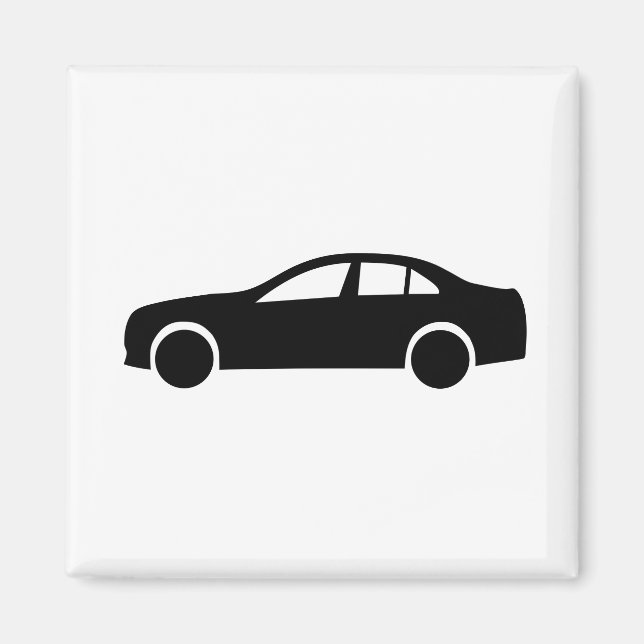 Aimant Silhouette limousine (Devant)