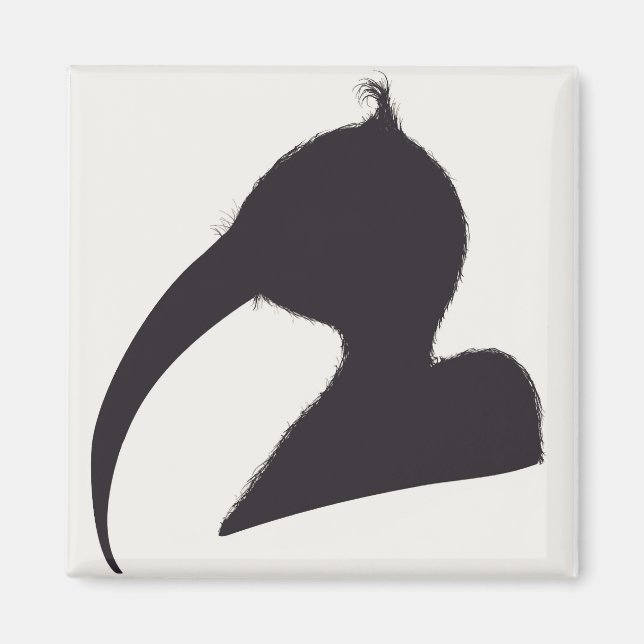 Aimant silhouette portrait (Devant)