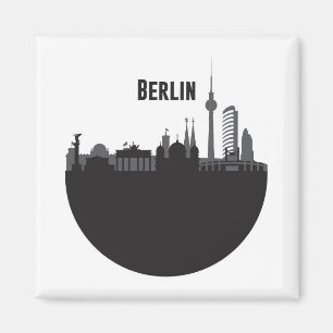 Aimant Silhouette Skyline