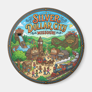 Aimant Silver Dollar City, Branson Missouri