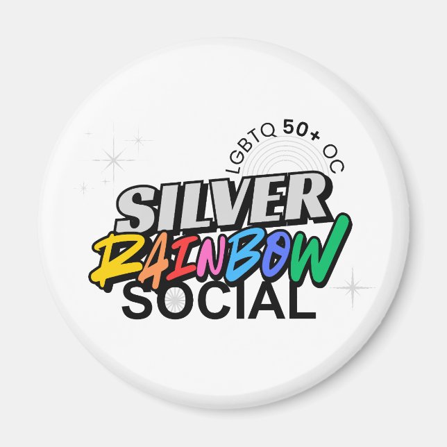 Aimant Silver Rainbow Keychain (Devant)