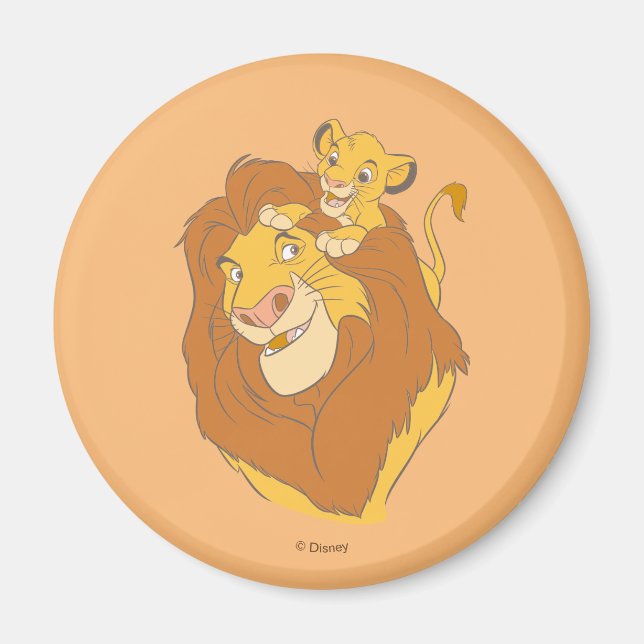 Aimant Simba Escalade Mufasa (Devant)