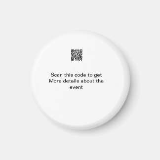 Aimant Simple analyse de code Q R modèle d'événement méti