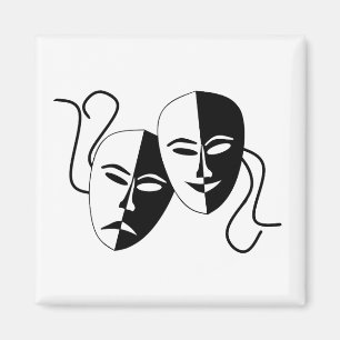 Aimant Simple Drame Comedy Masques Agir
