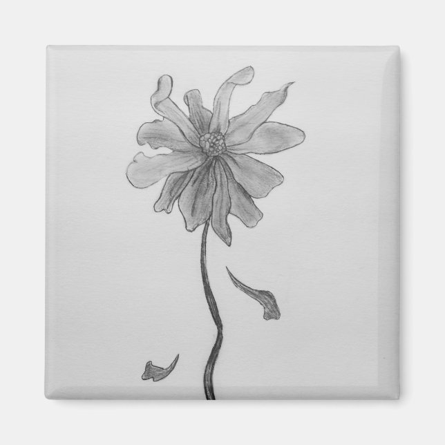 Aimant Simple marguerite (Devant)