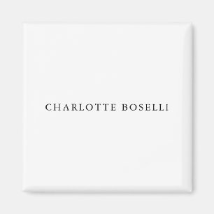 Aimant Simple minimaliste élégant classique professionnel