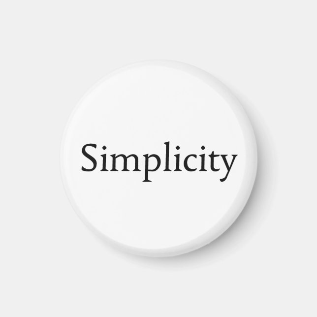 Aimant Simplicité (Devant)