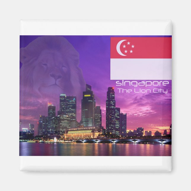 Aimant Singapour (Devant)
