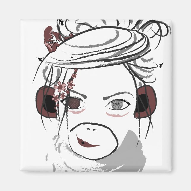 Aimant singe. (Devant)