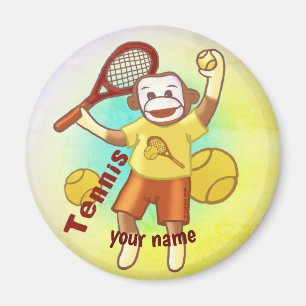 aimant Singe Chaussette Tennis