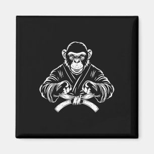 Aimant Singe karaté Dessin Kickboxing Jiu-jitsu Mma Mar