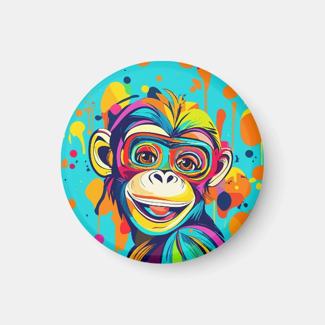 Aimant Singe Sourire (Devant)