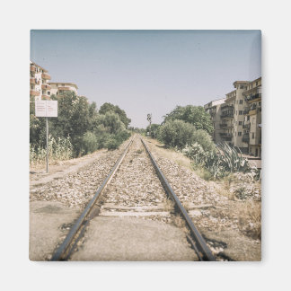 Aimant Single Railway Track in Southern Italy