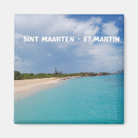 Sint Maarten - Scène de la plage St Martin