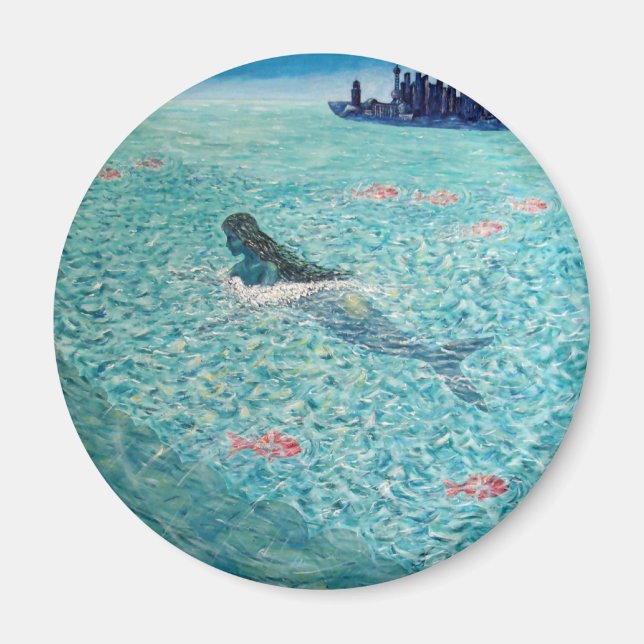 Aimant Sirène contre la Marée (Devant)