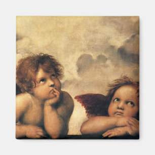 Aimant Sistine Madonna Angels par Raphael Sanzio