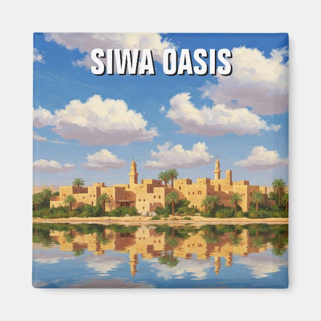 Aimant Siwa Oasis Egypt Travel (Devant)