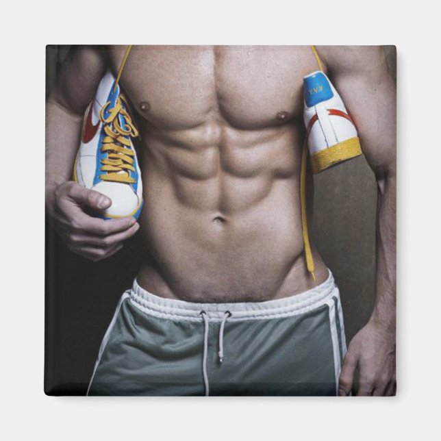 Aimant Six Pack Jock (Devant)