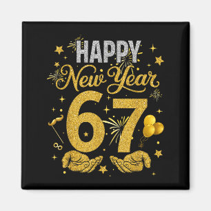 Aimant Six Seven 6 7 Mème Drôle Bonne Année 67 Hommes Fem