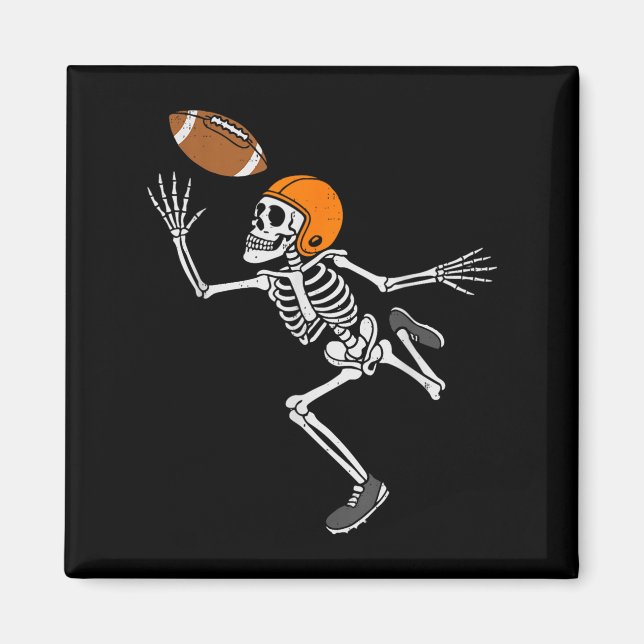 Aimant Skeleton Football Halloween Costume Mens Boys Teen (Devant)