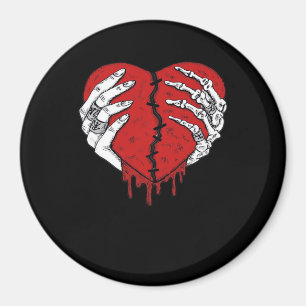 Aimant Skeleton Hands Hearts Classic Trending
