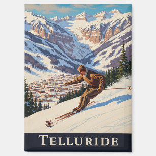 Aimant Ski à Telluride Colorado