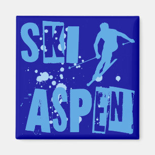 Aimant Ski Aspen