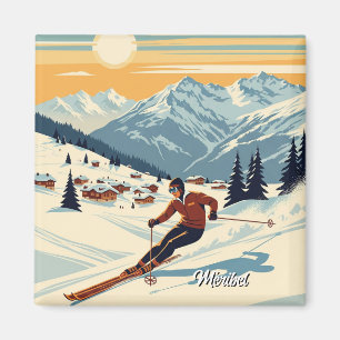 Aimant Ski de Méribel France