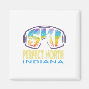 Aimant Ski Parfait Nord Indiana Vacances Ski