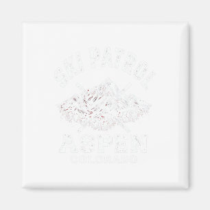 Aimant Ski Patrol Aspen Colorado Ski Et Snowboard