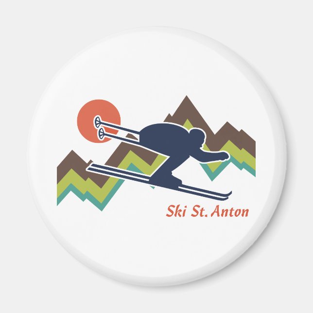 Aimant Ski St. Anton (Devant)