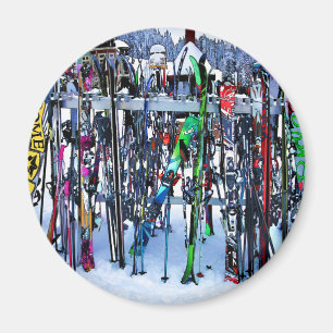 Aimant Skis and Poles