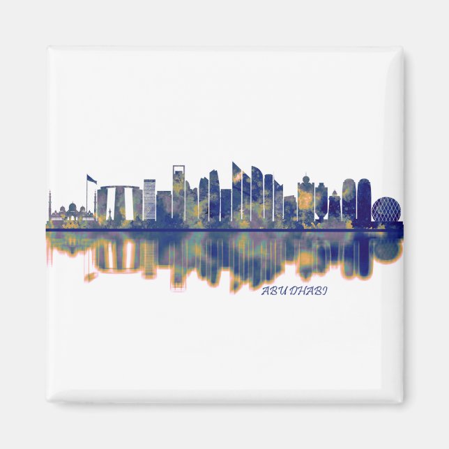 Aimant Skyline Abu Dhabi (Devant)