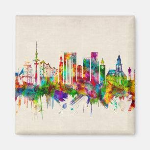 Aimant Skyline allemand de Hambourg
