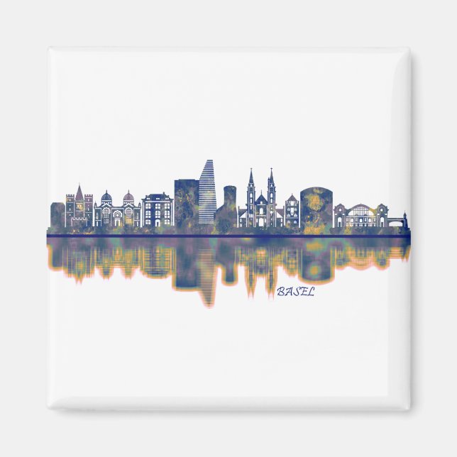 Aimant Skyline de Bâle (Devant)