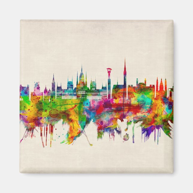 Aimant Skyline de Budapest (Devant)