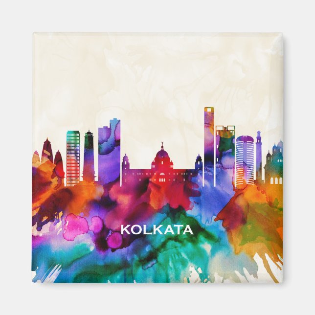 Aimant Skyline de Calcutta (Devant)