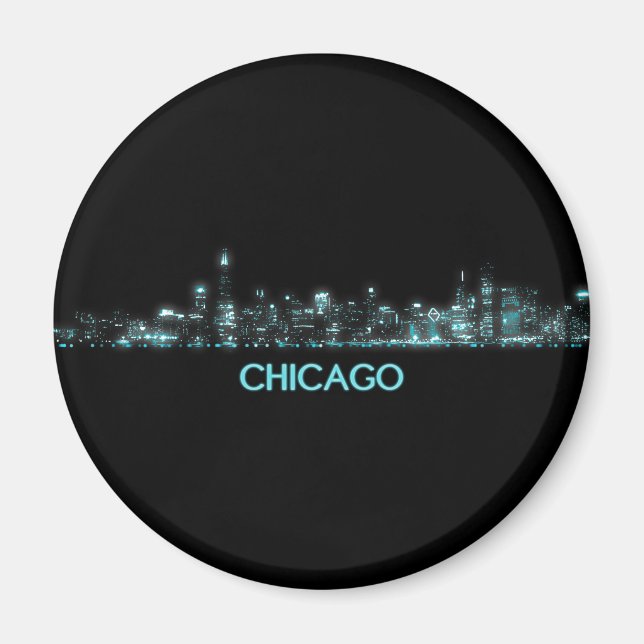 Aimant Skyline de Chicago (Devant)
