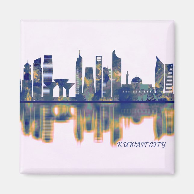 Aimant Skyline de Koweït City (Devant)
