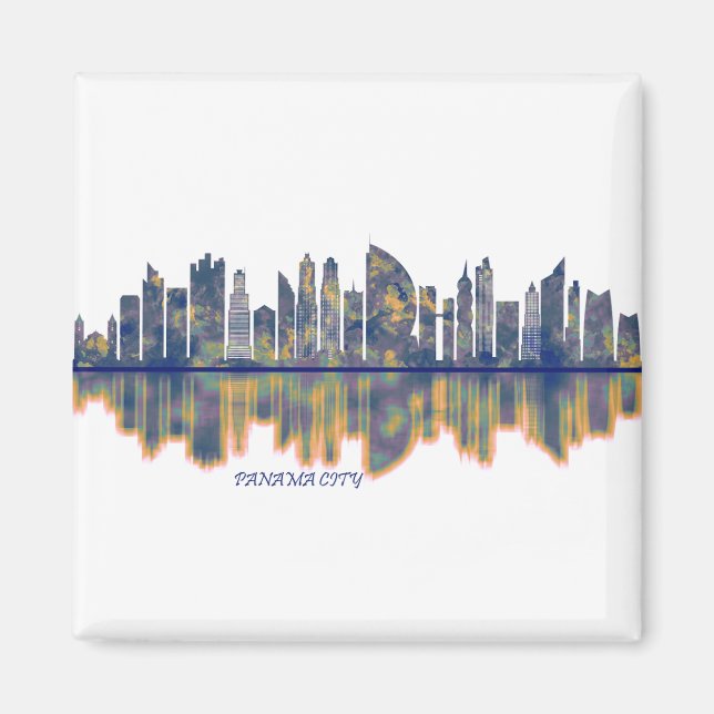 Aimant Skyline de Panama City (Devant)