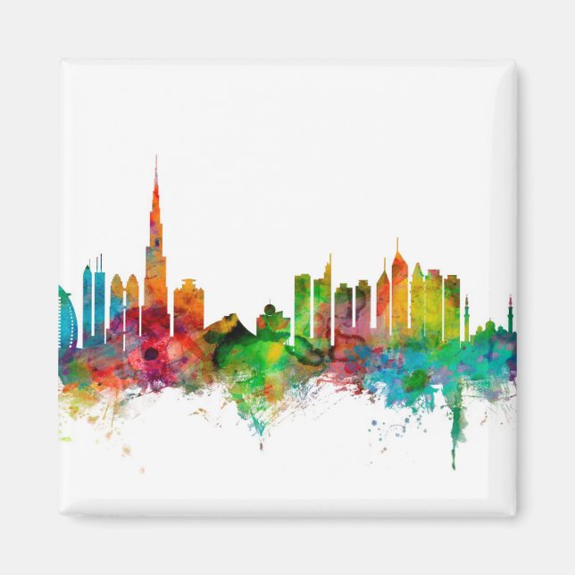 Aimant Skyline Dubaï (Devant)